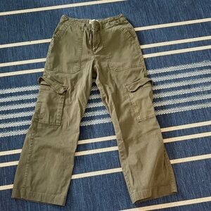 Universal Thread Women's Olive Cargo Pants with Drawstring